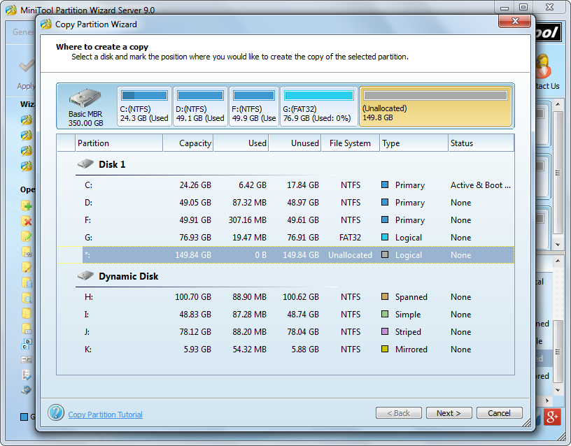 clone-dynamic-volume-to-basic-disk-choose-unallocated-space-to-save-copy