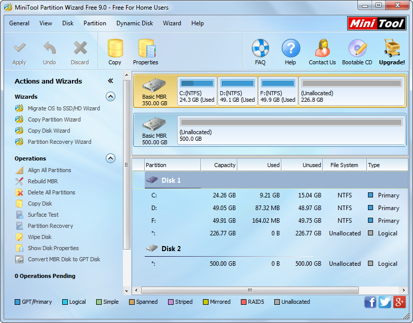 main-interface-of-minitool-partition-wizard