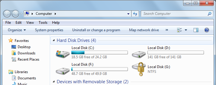 view-encrypted-partiiton-in-windows-explorer