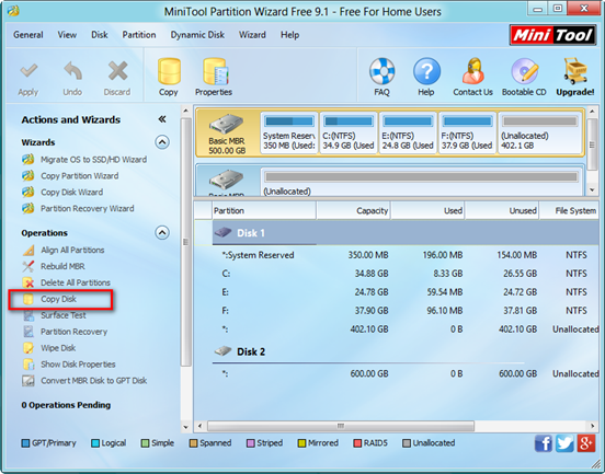 copy disk
