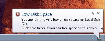 low-disk-space-warning