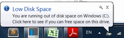 low-disk-sapce