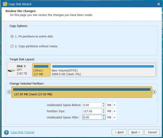 5-fit partitions to entire disk